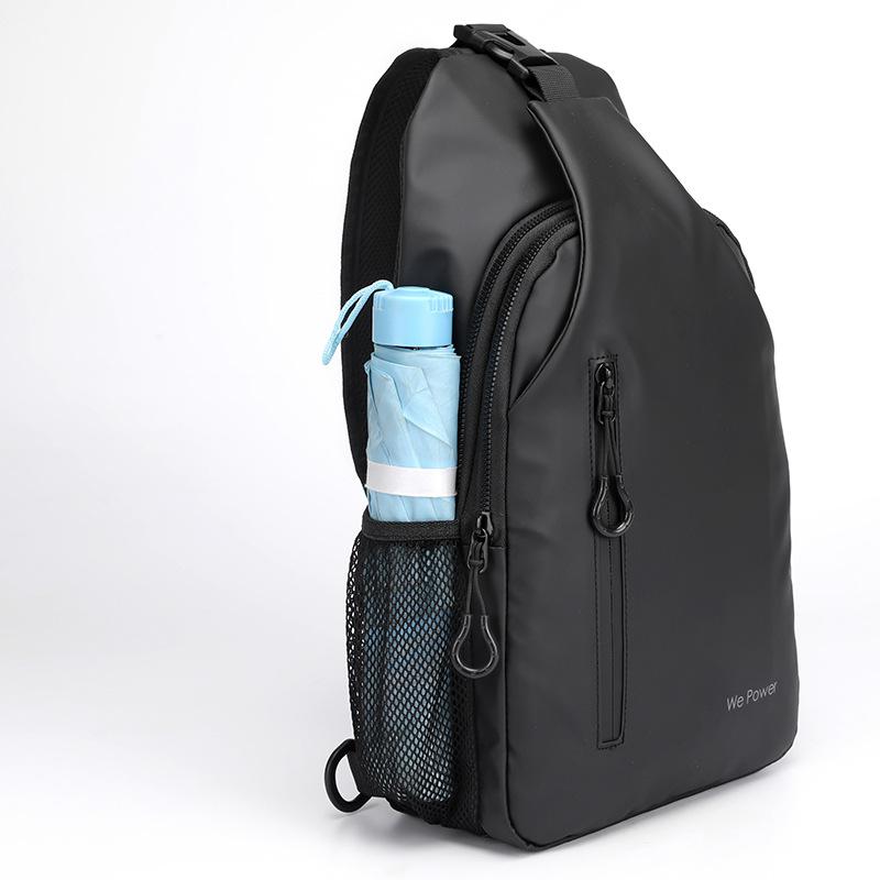 Męska torba na klatkę piersiową, podróżna torba na ramię, torba na ramię, plecak, duża pojemność, wielofunkcyjna, wodoodporna i zabezpieczona przed kradzieżą