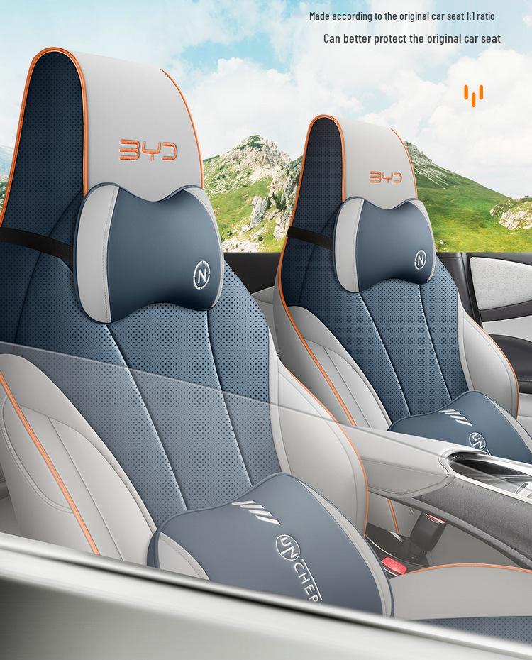 2025 Model Vitality Edition Dolphin 420km Full Coverage Car Seat Cover - All-Season, Custom Fit.