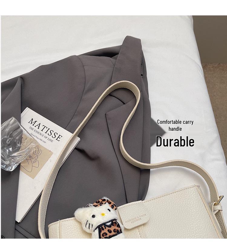 Damen High-End Retro Crossbody Bucket Bag - Herbst/Winter Vielseitige Mode Schultertasche