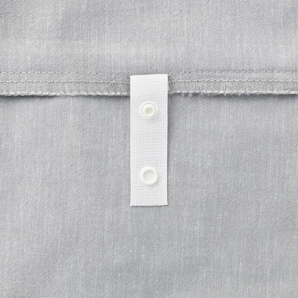 MUJI Washed Duvet Cover, SD, 170 x 210 cm, Gray, 84853050