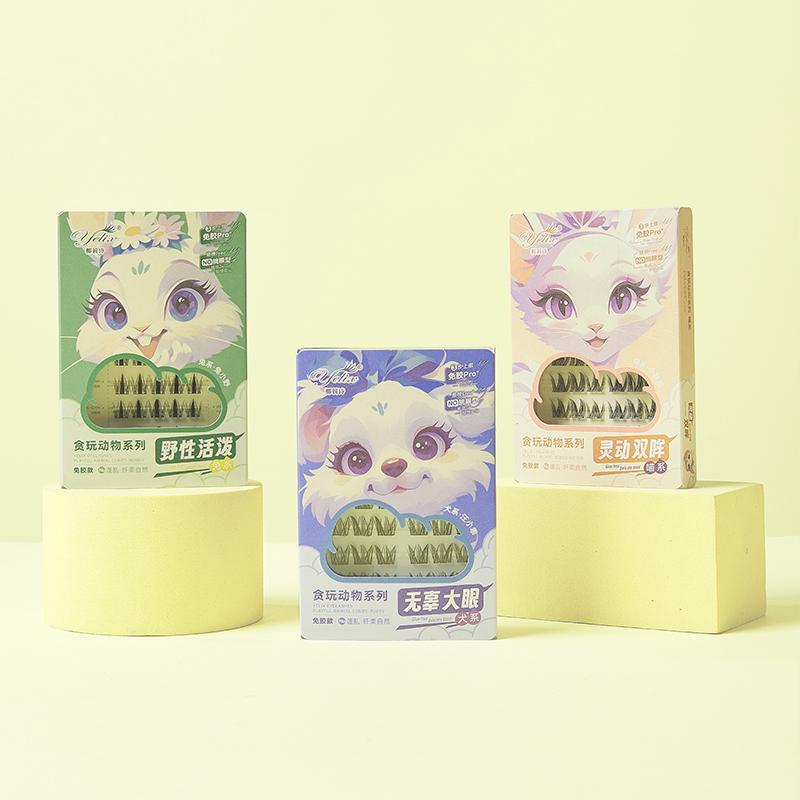 Clusters Eyelashes Glue-free False Eyelashes Natural Eyelash Manga Lashes Soft False Eyelashes Daily Makeup