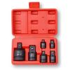 Socket Conversion Adapter Impact Case 6 Pieces Chrome Set, Drop-down Wrench, 3/4, 1/2, 3/8, 1/4, Included, (CR-V Vanadium)