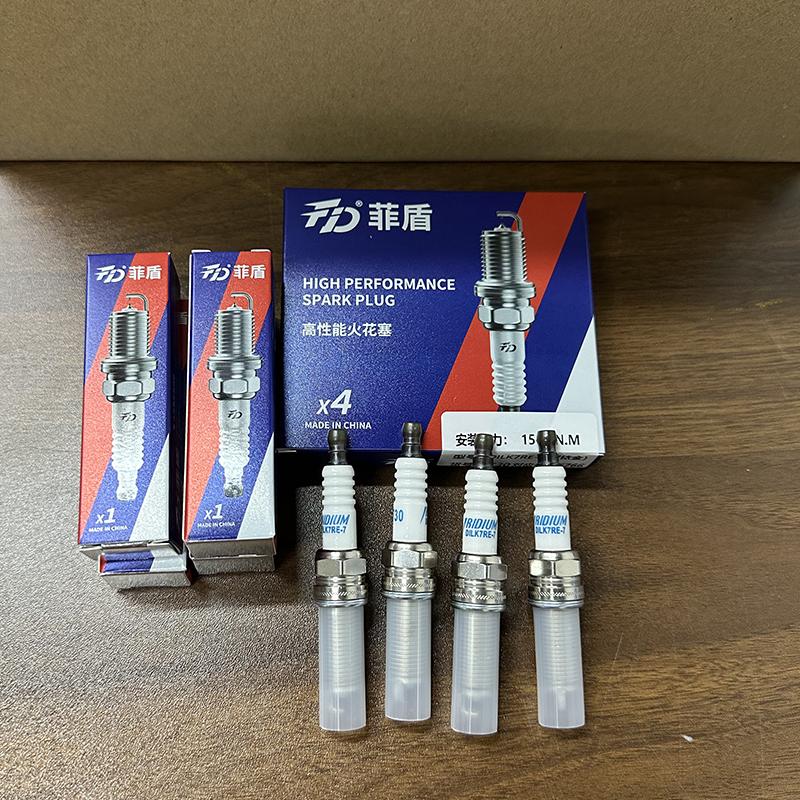 

Double iridium Spark plugs for Ford Econovan EcoSport Edge Escape Hybrid Escort () Escort ZX2 Excursion Expedition Ford