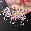 Cartoon Polymer Clay Slices: Butterfly, Flower, Moon Shapes for DIY Nail Art Accessories.