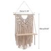 Handwoven Shelf Vintage Wall Organizer Bohemian Floating Shelf Home Decorations