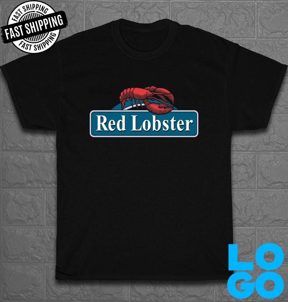 New T-Shirt Red Lobster Logo American Funny T-Shirt Made In USA Size S to 5XL