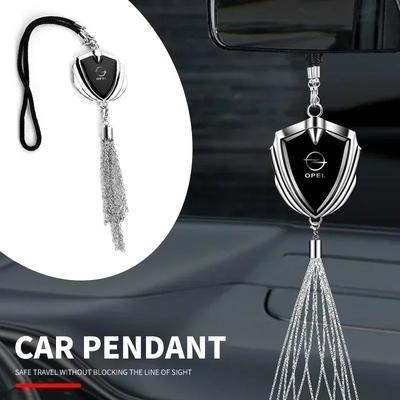 Car Rearview Mirror Pendant Auto Emblem Accessories For Meriva Corsa Astra Vivaro Signum Insignia Mokka Adam Combo Junior