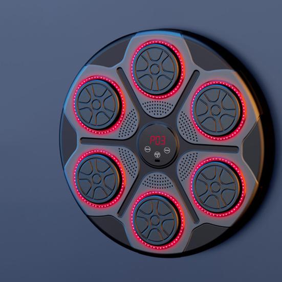Music Boxing Machine Wall Mounted Smart Bluetooth-compatible Punching Target Pad Focus Agility