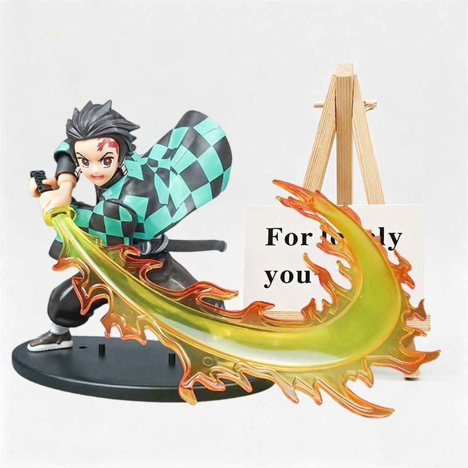 10-22cm Demon Slayer Anime Figure Kamado Tanjirou Agatsuma Zenitsu Kyoujurou Anime PVC Model Action Figure Collection Toy Gift