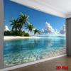 2D Summer Island Paradise Party Backdrop Photography Background Banner