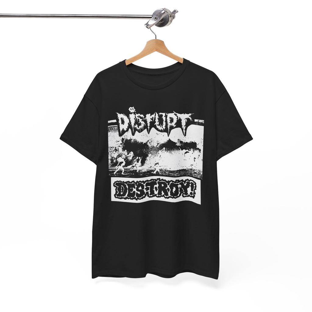 DISRUPT - 'Befreie den Krebs' - T-Shirt - Kruste, Schleifen, Punk, Zerstören, Code Unisex T-Shirt