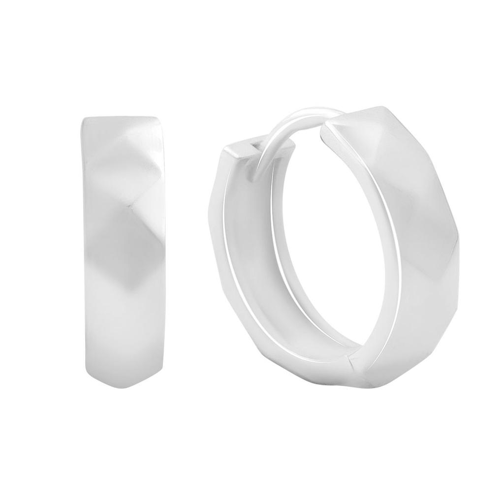 Silver Earrings Without Stones (2191902)