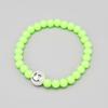 BONBEAU Pearl Smile Neon Ball Band Bracelet Pearl Smile Fluorescent Neon Acrylic Ball Bracelet