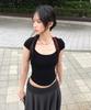 Yuupeu Gela Halter Tee - Black