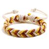 Colorful Ethnic Handmade Woven Bracelet: Korean-Style Fresh Cotton & Linen for Couples and Students