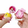 Mini LED Miniature Desk Lamp Cute Frog Night Light Small Doll Standing Figure  Children's Birthday