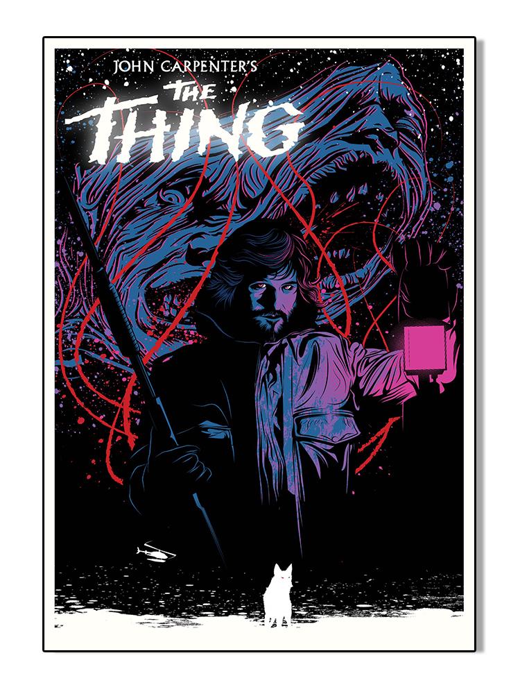Classic Horror Movie The Thing Posters Print Canvas Painting John Carpenter Wall Art Picture For Bedroom Home Decoration