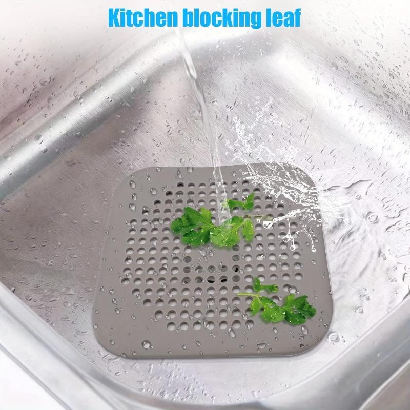 5PC Multifunctional Silicone Sink Filter with Suction Cup and Shower Drain Protector for Home Bathroom.