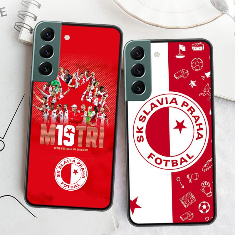 Sk Slavia Praha Czech Republic Phone Case For Samsung A16 A26 A36 A56 Galaxy A02S A12 A52S A13 A23 A33 A53 A54 A34 A24 A14 A22 A