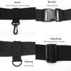 1PC Adjustable Fishing Belt with Fishing Rod Holder - Comfortable and Durable for Hands-free Outdoor Fishing.