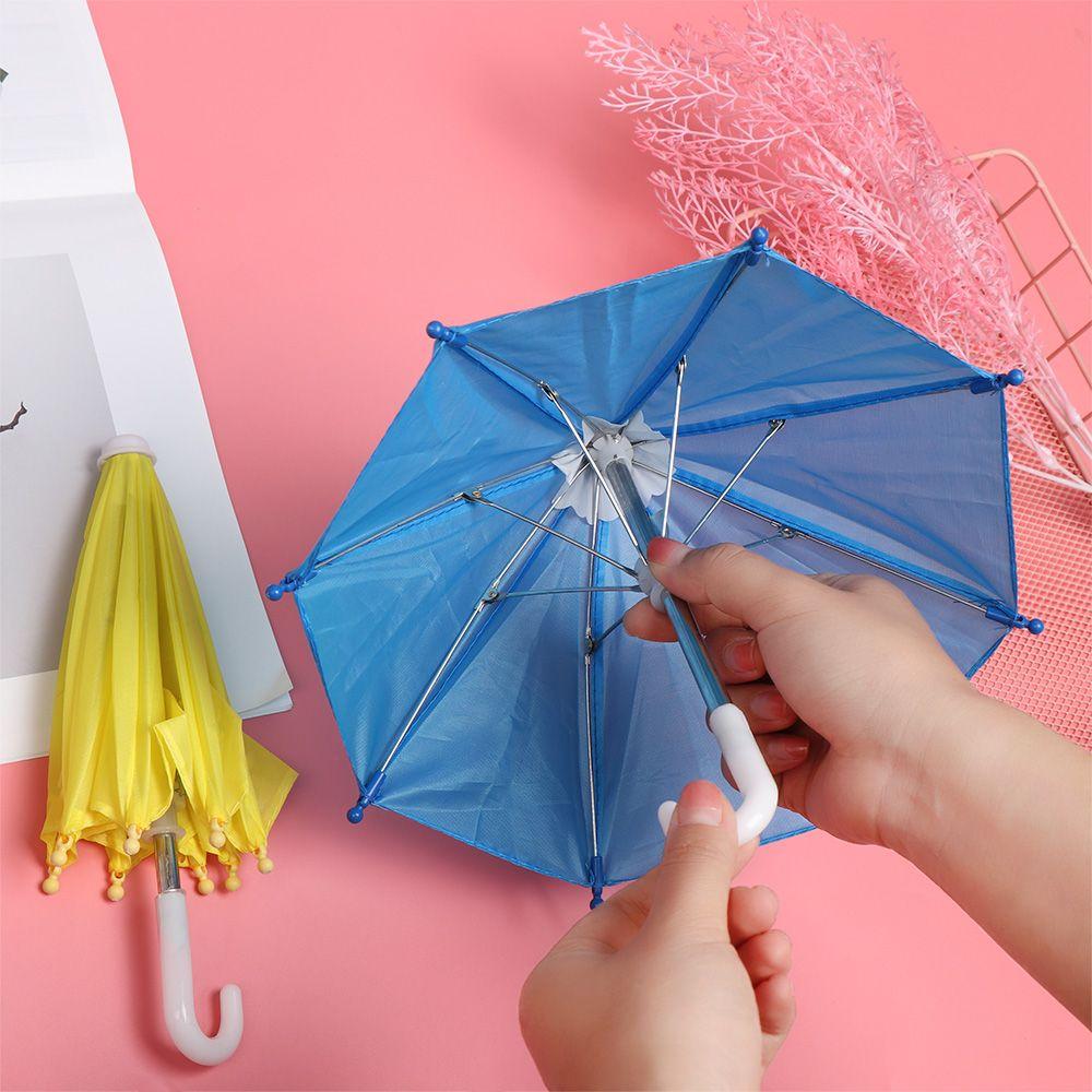 Dekoration für Kleidung im neuen Stil Zubehör für amerikanische Puppen Puppenverzierung Mini-Regenschirm Regenschutz Spielzeug-Regenschirm