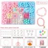 Children Bead Crafting Set Colorful Plastic Materials Handmade Accessories Gift