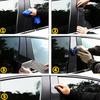 6pcs Door Window Center Middle Column BC Pillar Post Cover Mirror Effect Trim For Honda Civic Sedan 2006-2011