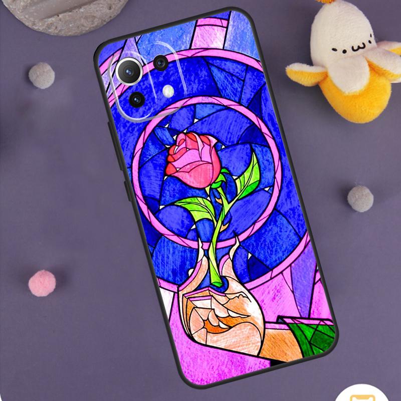 

Stained Glass Rose Galaxys Case For POCO F6 X6 X5 X3 Pro M6 M5s F3 F5 Xiaomi 14 13 Ultra 12 Lite 11T 12T 13T Pro Cover POCO X6 Pro
