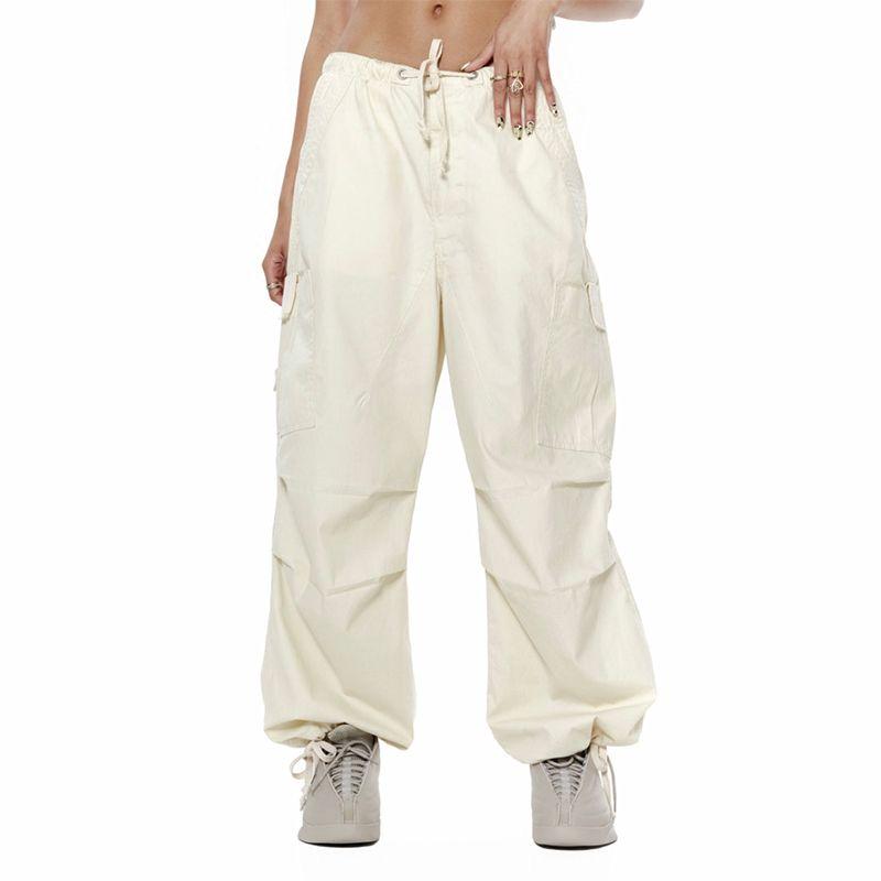 

Gusty High Waist Loose Star Same Style Loose Pants Beige S