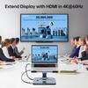 The BENFEI laptop stand comes with a USB-C 6-in-1 docking station, supporting HDMI 4K@60Hz, four USB 3.0 ports, and 100W PD, making it compatible with