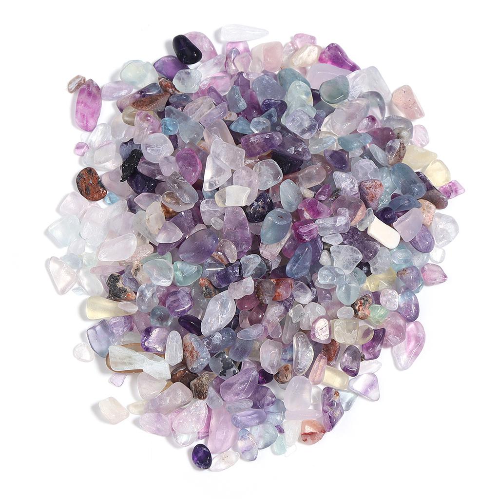 100g Natural Gravel Stone Beads 3x5mm Irregular No Hole Chips Gemstone Loose Beads For DIY Aquarium Decor Jewelry Accessories