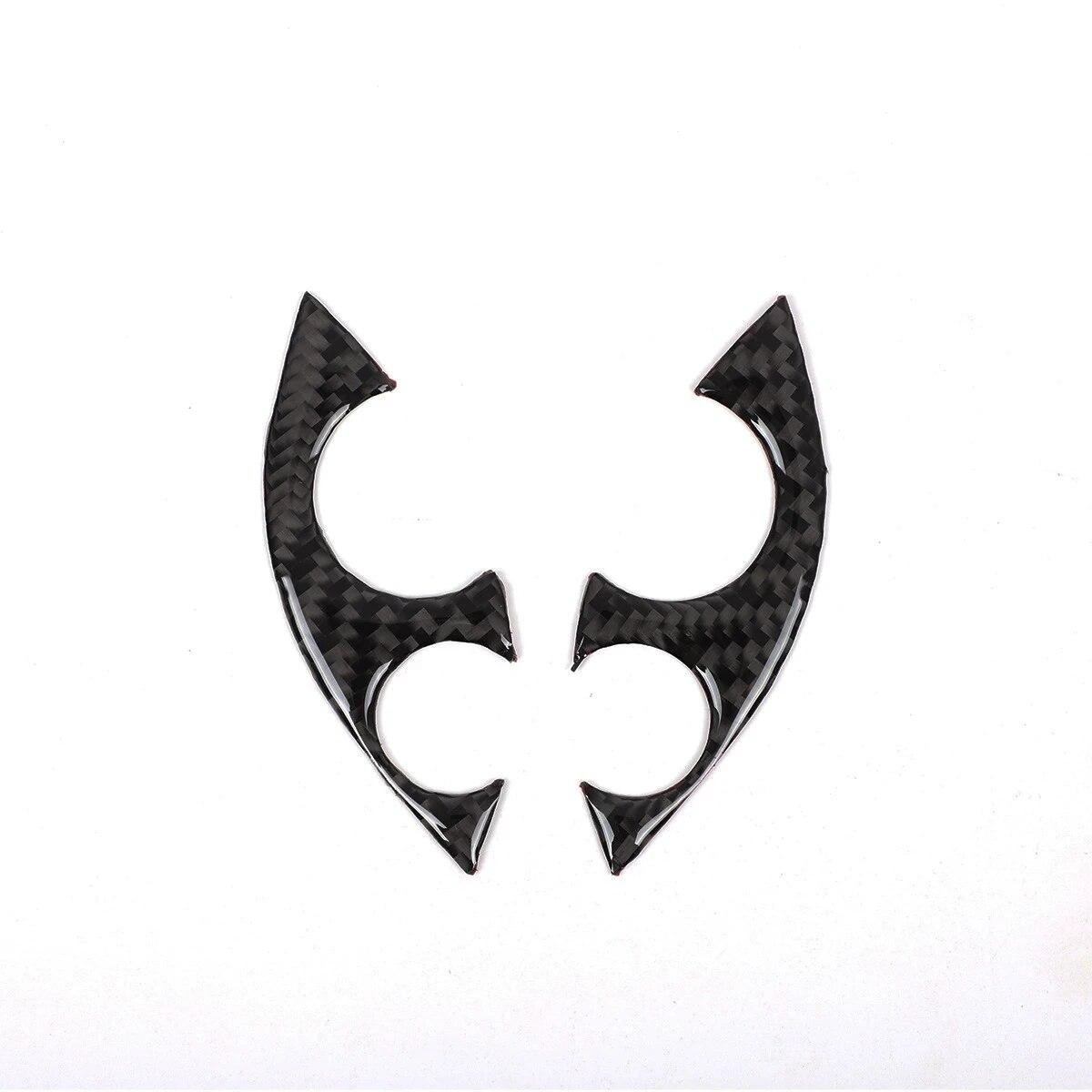 

Автомобильный стиль из углеродного волокна, декоративная накладка на руль, наклейка, подходит для Mercedes Benz Smart 453 Fortwo 2016- Options B