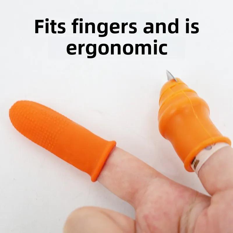 Silicone home thumb knife gloves vegetable and fruit picker Sichuan pepper picker garlic peeler bean pinching thumb
