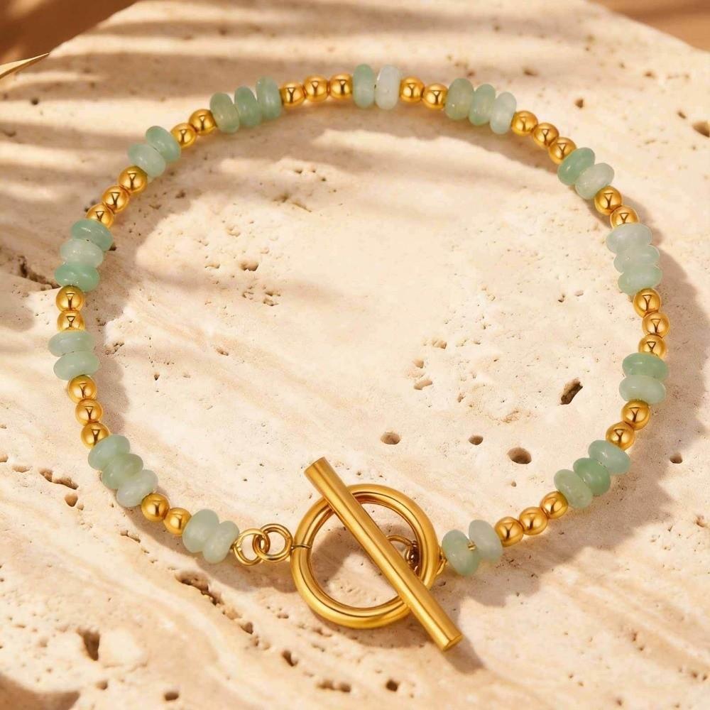 Bohemian Style Spacer Beads Bracelet Handmade OT Ring-clasps Bracelet Daily