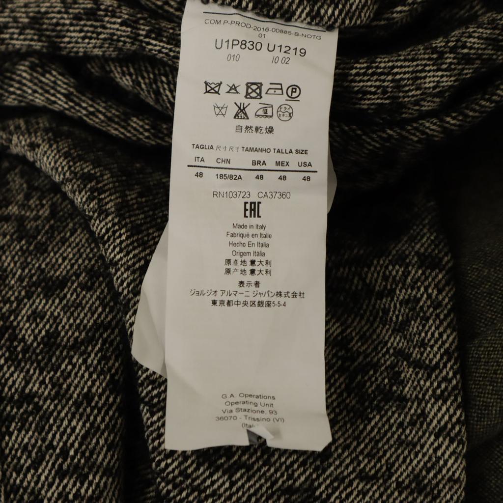 Emporio Armani made in Italy Long pants 48 White system Men's Used