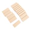 50Pcs Wooden Domino Tenon Set 8x22x50mm Multifunctional Dowel Block for Joinery Systems Woodworking Furniture Splicing