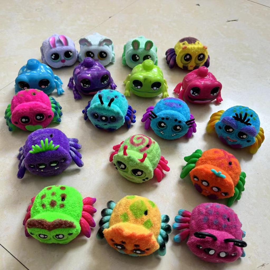 Original Yellies Voice Activated Pet Interactive Toys Cute Yellies Spider Rabbit Screams Electronic Pets Toys Figure Model