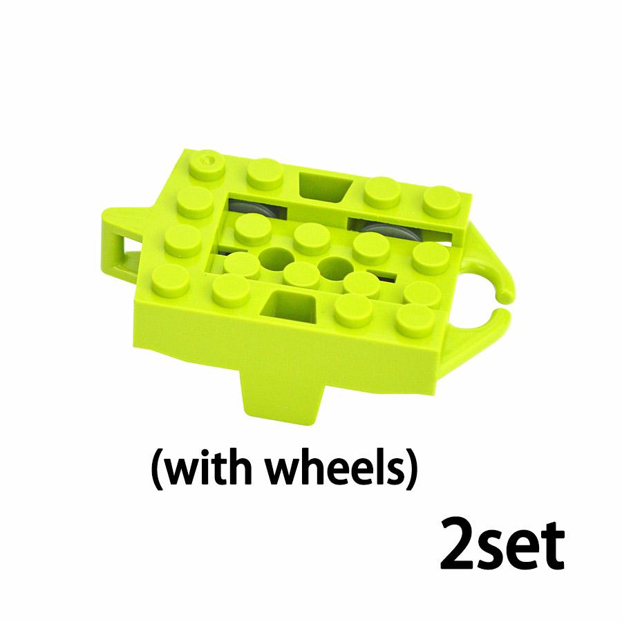 Track Roller Coaster Rail Bow Slope Shaft Edges Brick Part Building Block Toys Compatible 25061 26559 26560 26561 34738 26022