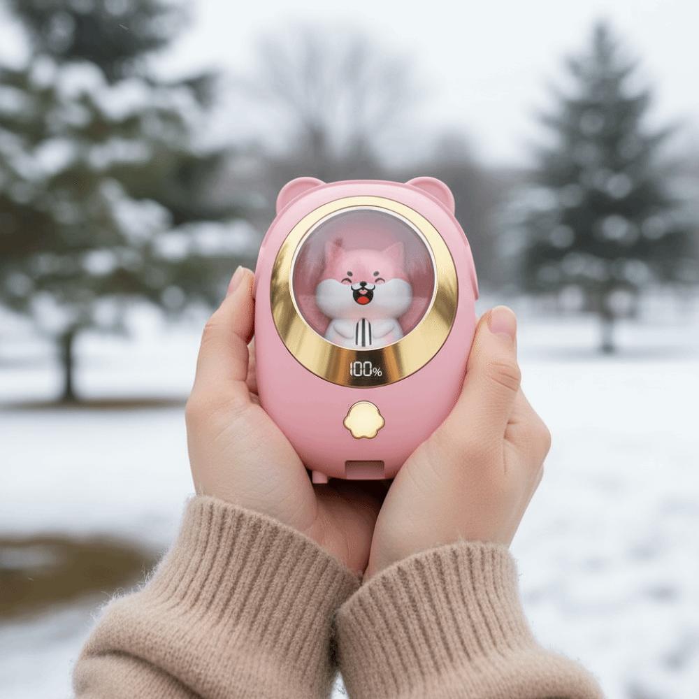 Adjustable Temperature Hand Warmer Plastic Electric Warmer Portable USB Charging Warmer  Travel