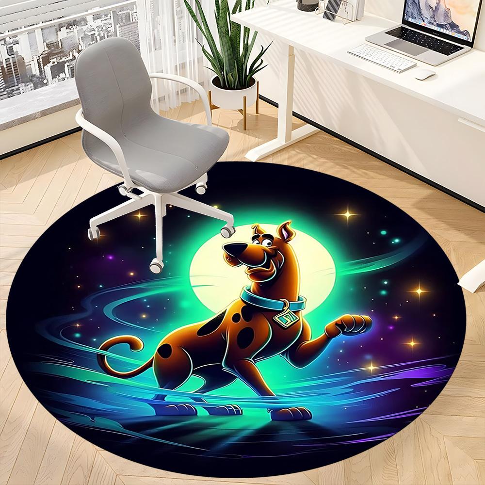 1pc Scooby-Doo Chair Carpet for Office Non-Slip,Machine Washable Rug for Office, Room - Holiday Decor - Machine Made yy251017218