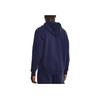 Under Armour Solid Color Hooded Pullover Long Sleeve Sweatshirt Men sweatshirt Dark-Blue 1373880-410