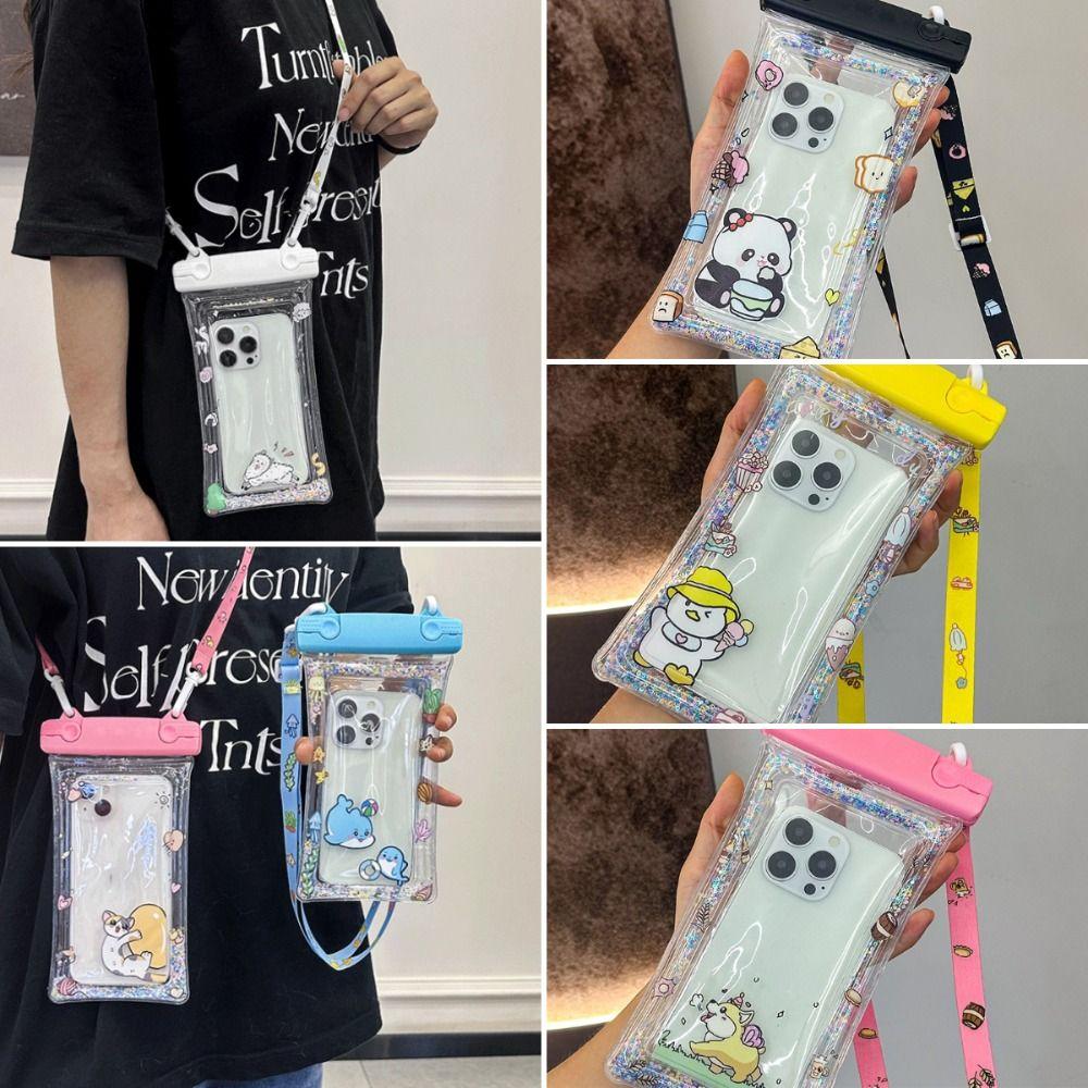 Air Bag Shockproof Waterproof Phone Case Cartoon Phone Bag New Phone Pouch Case