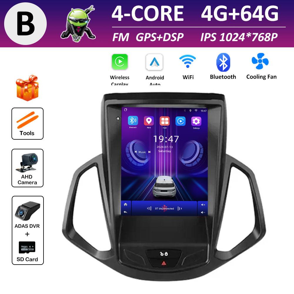 Autoradio GPS Navigation for Ford EcoSport 2013 2014 2015 2016 - 2017 Car Multimedia Video Radio Player Android OS WIFI No 2 Din