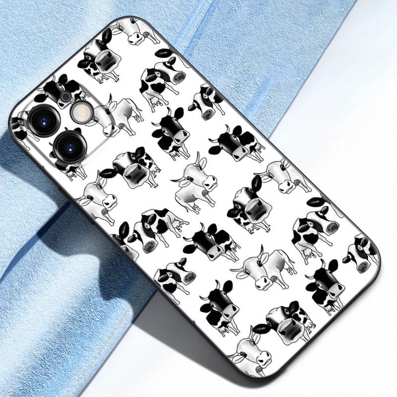 

Белый, черный чехол для телефона с изображением коровы для iPhone Samsung Galaxy Redmi Xiaomi Oppo OnePlus Note SA 7 8 9 10 11 12 13 14 20 21 22 23 53 54 Pro Max Plus Ultra Xiaomi Redmi Note 8