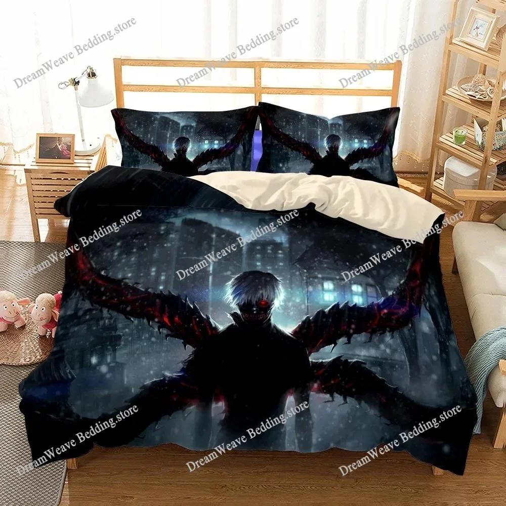 Anime Attack on Titan Logo Bedding Set Boys Girls Twin Queen King Size Duvet Cover Pillowcase Bed Boys Adult Home Textileextile