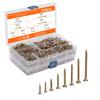 360Pcs Cross Countersunk Self-tapping Wood Screw Set 340/400pcs Fiber Nail Wood Metal Screw