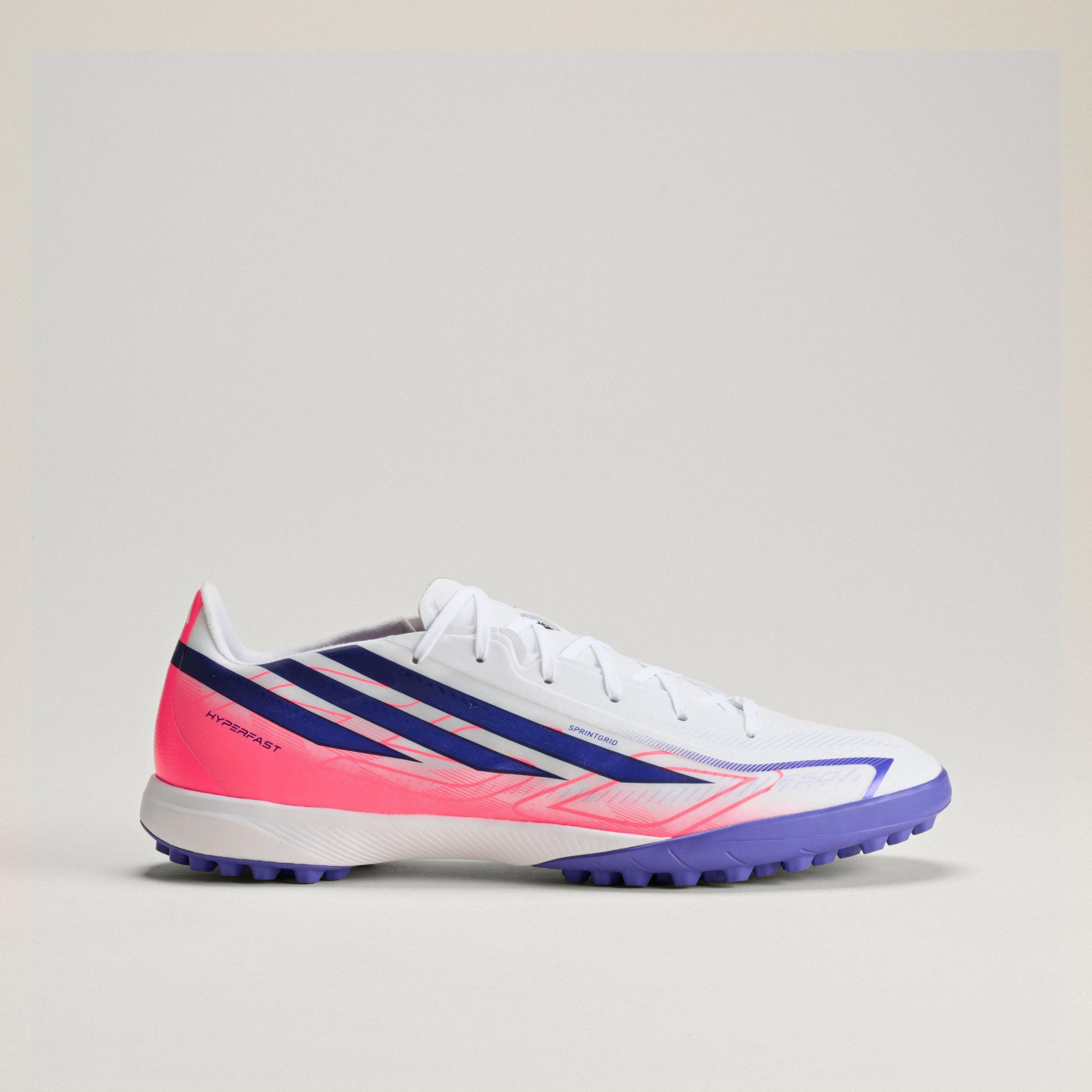 adidas F50 Hyperfast League TF  Cloud White Solar Purple  40
