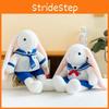 Navy Rabbit Cartoon Sailor Uniform Animal Stuffed Plush Toys Doll Birthday Gift