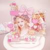Mini Acrylic Photo Frame for Polaroids and Cards - Universal Three-Inch Display Stand