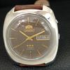 AUTOMATIC 46941 VINTAGE ORIENT CRYSTAL JAPAN MENS ORIGINAL DIAL WATCH a704909-1